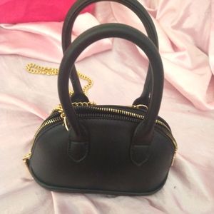 Black mini purse